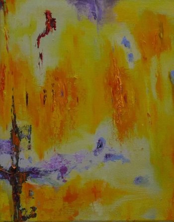 B63 Flames 50x40cm-Hollingsworth Paul