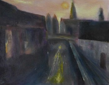 B49 Gouden-hand-rei Brugge 40x50cm Hollingsworth Paul