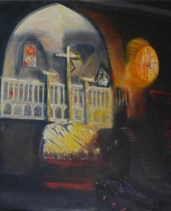 B79 Jeruzalemkerk 60x50cm Hollingsworth Paul