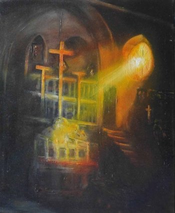 B83 Jeruzalemkerk 50x60cm Hollingsworth Paul