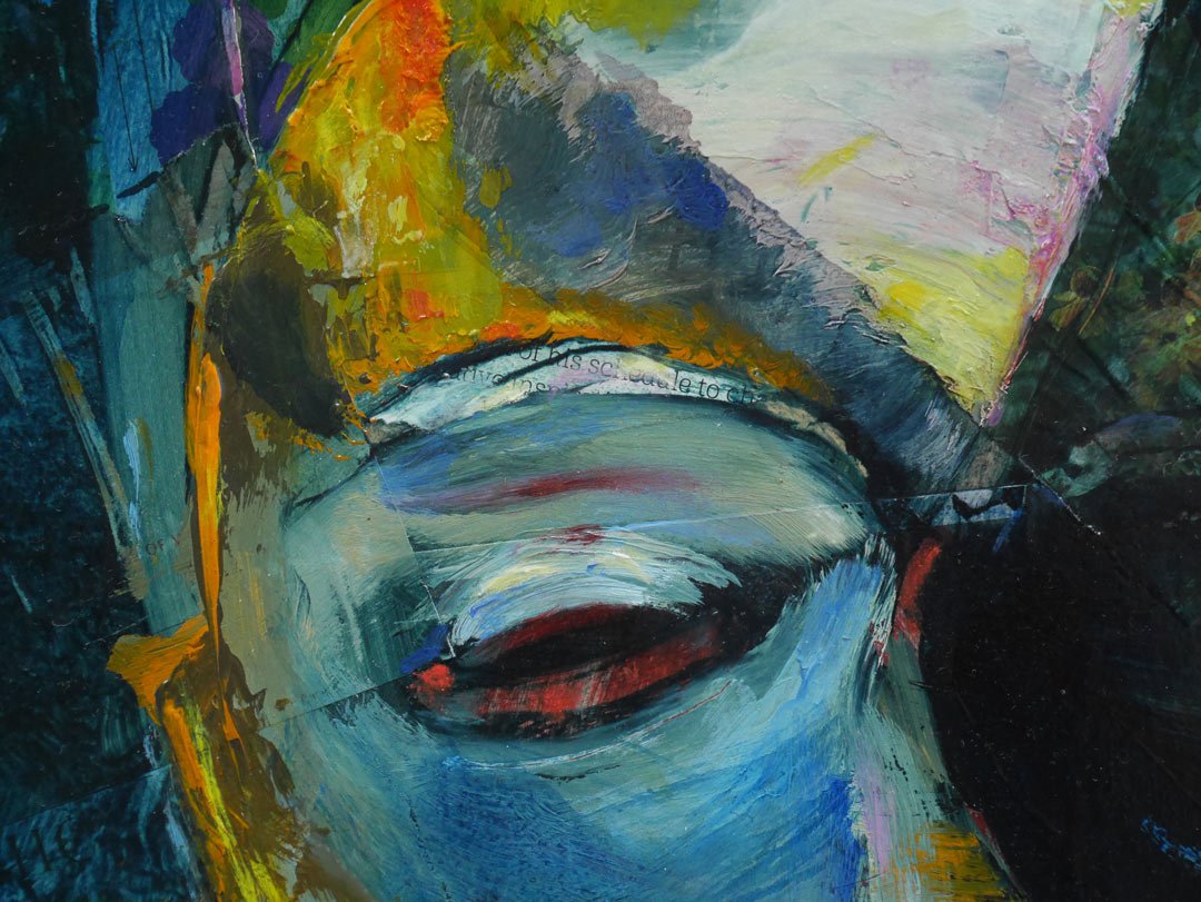 Oil painting Jack-of-spades by artist Paul Hollingsworth